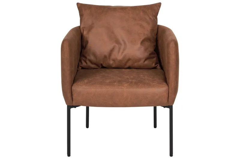 Lenestol Malmos - Brun, Svart - Møbler - Stoler - Lenestoler