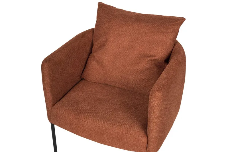 Lenestol Malmos - Gullbrun, svart - Møbler - Stoler - Lenestoler