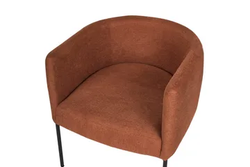 Lenestol Malmos - Gullbrun, svart - Møbler - Stoler - Lenestoler