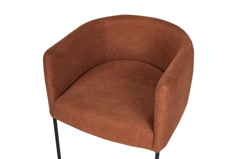 Lenestol Malmos - Gullbrun, svart - Møbler - Stoler - Lenestoler