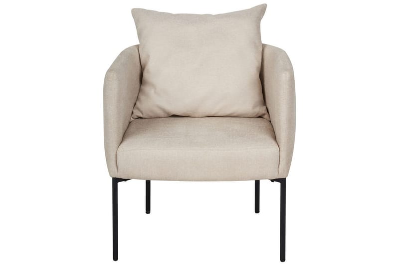 Lenestol Malmos - Lys beige, svart - Møbler - Stoler - Lenestoler
