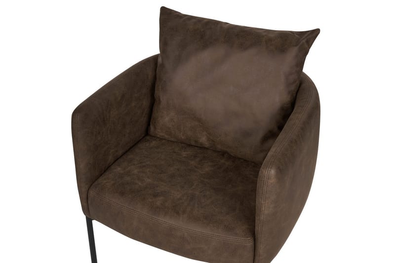 Lenestol Malmos - Mørk brun, svart - Møbler - Stoler - Lenestoler