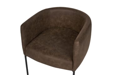 Lenestol Malmos - Mørk brun, svart - Møbler - Stoler - Lenestoler