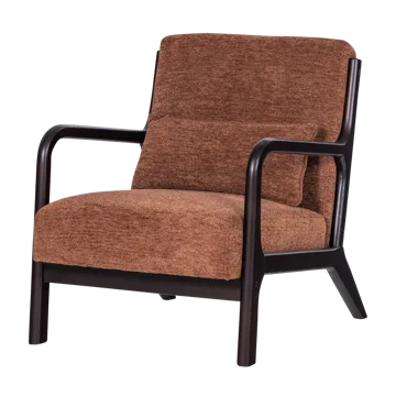 Lenestol Mark - Brun - Møbler - Stoler - Lenestoler