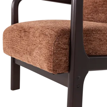 Lenestol Mark - Brun - Møbler - Stoler - Lenestoler