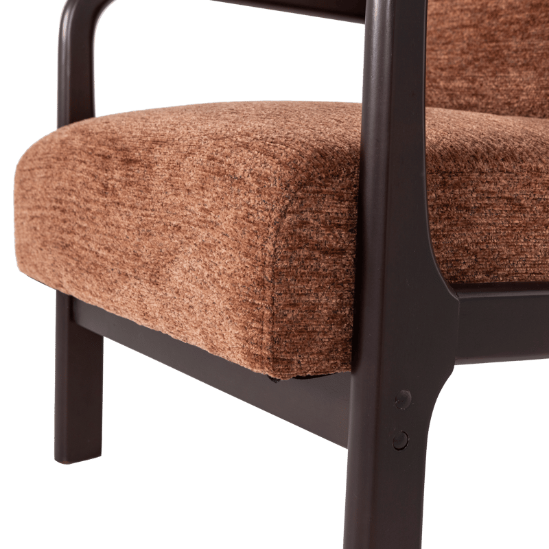 Lenestol Mark - Brun - Møbler - Stoler - Lenestoler
