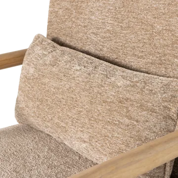 Lenestol Mark - Sand - Møbler - Stoler - Lenestoler