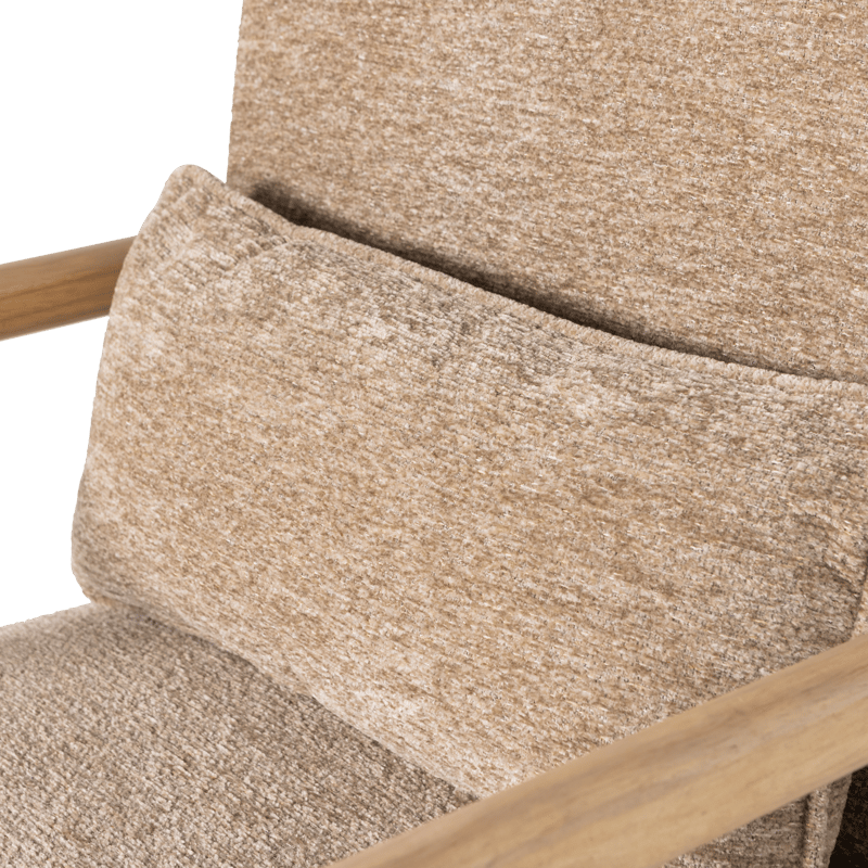 Lenestol Mark - Sand - Møbler - Stoler - Lenestoler