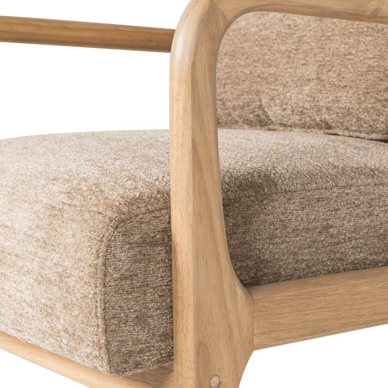 Lenestol Mark - Sand - Møbler - Stoler - Lenestoler