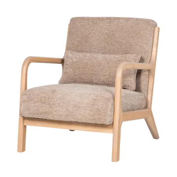 Lenestol Mark - Sand - Møbler - Stoler - Lenestoler