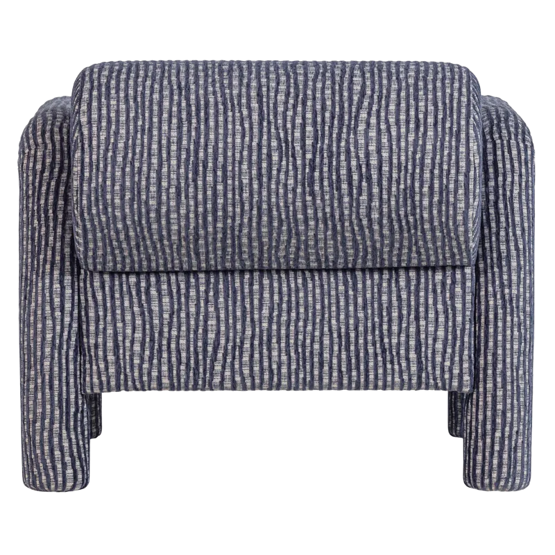 Lenestol med mønster Lenny - Grå/Blå - Møbler - Stoler - Lenestoler