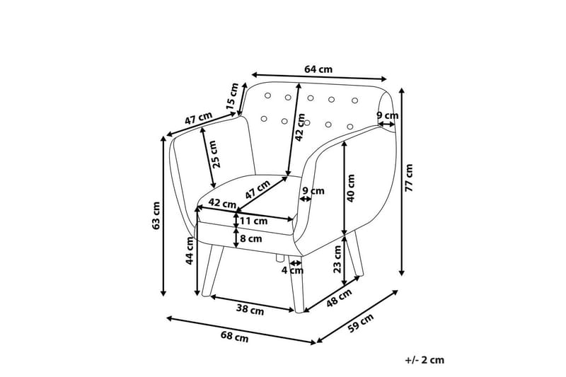 Lenestol Melby - Møbler - Stoler - Lenestoler
