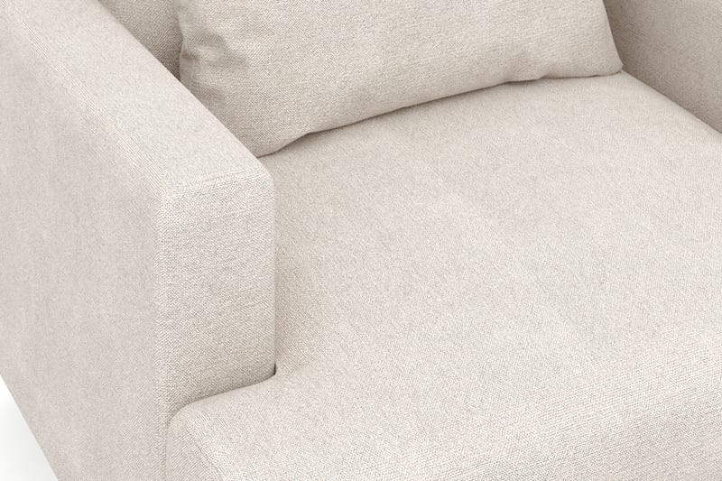 Lenestol Menard i Stoff - Beige - Møbler - Stoler - Lenestoler