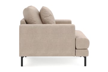 Lenestol Menard i Stoff - Beige - Møbler - Stoler - Lenestoler
