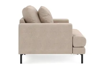 Lenestol Menard i Stoff - Beige - Møbler - Stoler - Lenestoler