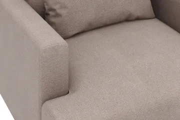 Lenestol Menard i Stoff - Brun - Møbler - Stoler - Lenestoler