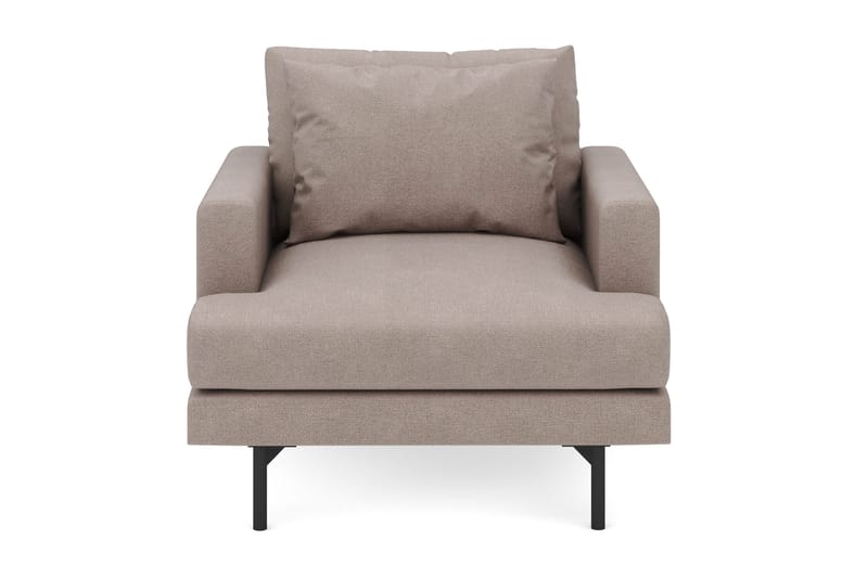 Lenestol Menard i Stoff - Brun - Møbler - Stoler - Lenestoler