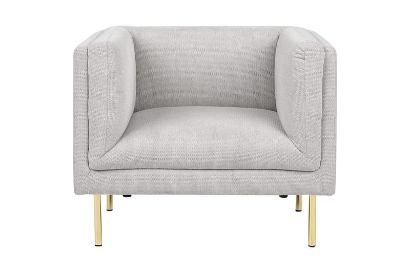 Lenestol Moen - Grå, gull - Møbler - Stoler - Lenestoler