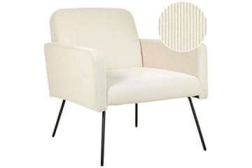 Lenestol Narken - Kremhvit, svart - Møbler - Stoler - Lenestoler