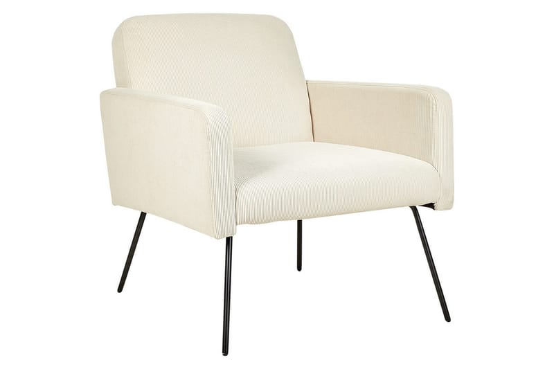 Lenestol Narken - Kremhvit, svart - Møbler - Stoler - Lenestoler
