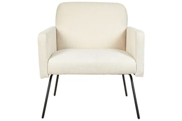 Lenestol Narken - Kremhvit, svart - Møbler - Stoler - Lenestoler