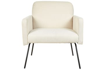 Lenestol Narken - Kremhvit, svart - Møbler - Stoler - Lenestoler