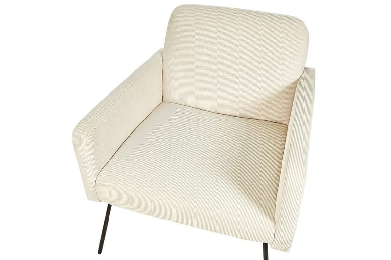 Lenestol Narken - Kremhvit, svart - Møbler - Stoler - Lenestoler