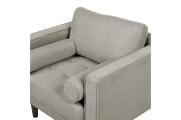 Lenestol Nurmo - Taupe, mørkt tre - Møbler - Stoler - Lenestoler