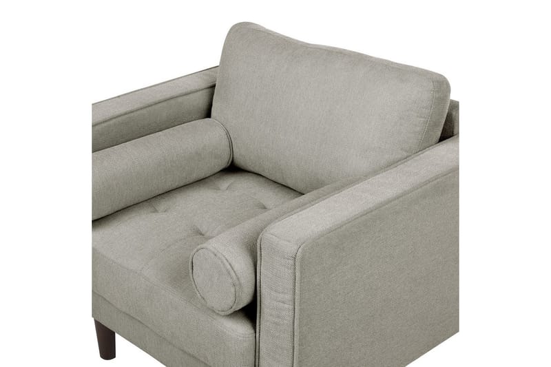 Lenestol Nurmo - Taupe, mørkt tre - Møbler - Stoler - Lenestoler