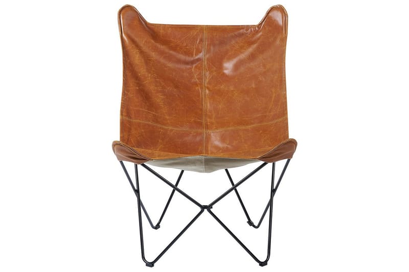 Lenestol Nybro - Brun, Svart/Kunstlær - Møbler - Stoler - Lenestoler