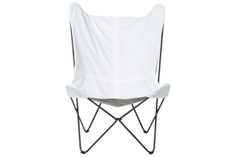 Lenestol Nybro - Hvit, Svart/Fløyel - Møbler - Stoler - Lenestoler