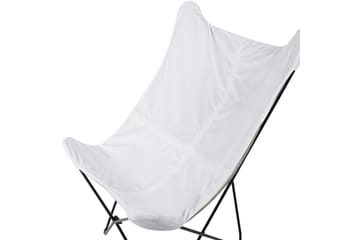 Lenestol Nybro - Hvit, Svart/Fløyel - Møbler - Stoler - Lenestoler