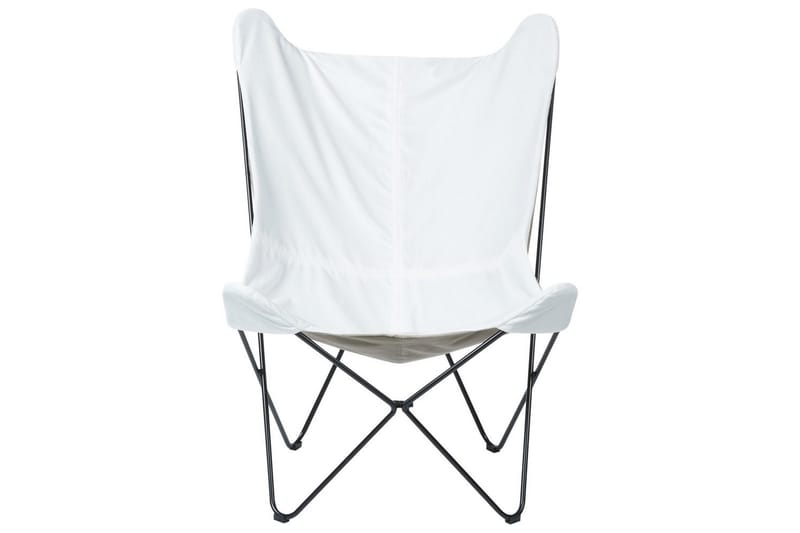 Lenestol Nybro - Hvit, Svart/Fløyel - Møbler - Stoler - Lenestoler