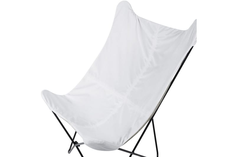 Lenestol Nybro - Hvit, Svart/Fløyel - Møbler - Stoler - Lenestoler