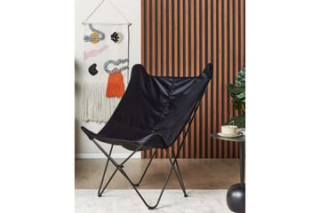 Lenestol Nybro - Svart/Fløyel - Møbler - Stoler - Lenestoler