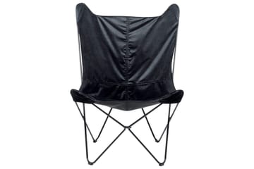 Lenestol Nybro - Svart/Fløyel - Møbler - Stoler - Lenestoler