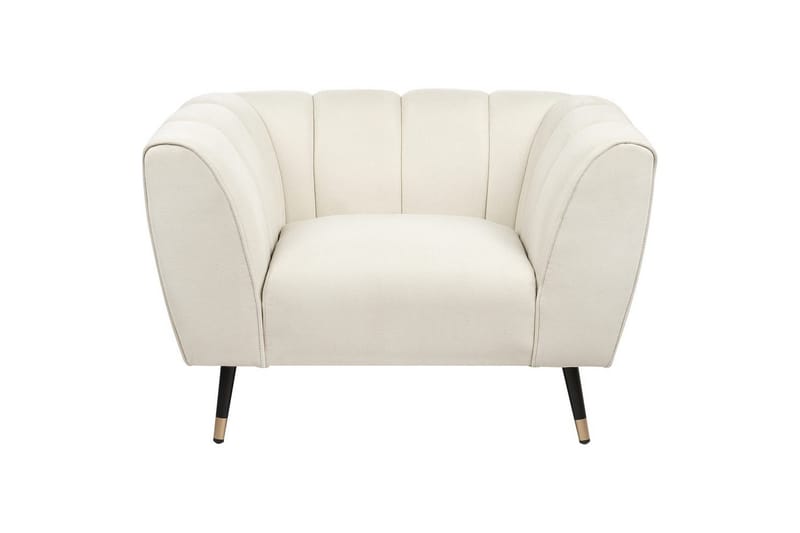 Lenestol Orsta - Beige, svart, gull - Møbler - Stoler - Lenestoler