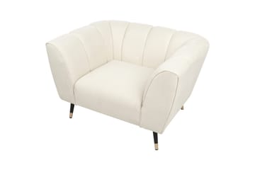 Lenestol Orsta - Beige, svart, gull - Møbler - Stoler - Lenestoler