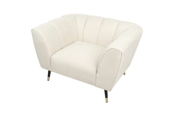 Lenestol Orsta - Beige, svart, gull - Møbler - Stoler - Lenestoler