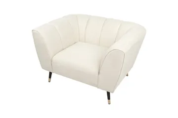 Lenestol Orsta - Beige/svart/gull - Møbler - Stoler - Lenestoler