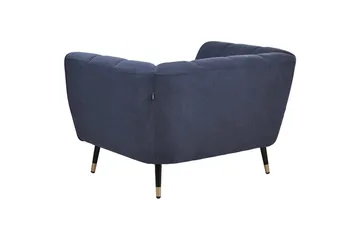 Lenestol Orsta - Blå, svart, gull - Møbler - Stoler - Lenestoler