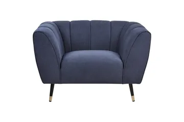 Lenestol Orsta - Blå, svart, gull - Møbler - Stoler - Lenestoler