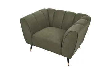 Lenestol Orsta - Grønn, svart, gull - Møbler - Stoler - Lenestoler