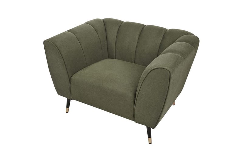 Lenestol Orsta - Grønn, svart, gull - Møbler - Stoler - Lenestoler