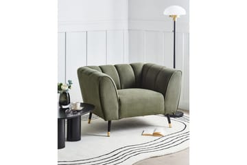 Lenestol Orsta - Grønn, svart, gull - Møbler - Stoler - Lenestoler