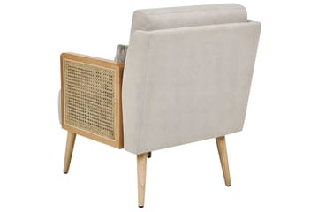 Lenestol Orum - Beige, lyst tre - Møbler - Stoler - Lenestoler