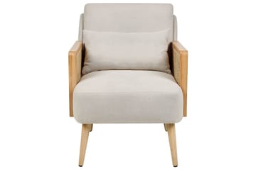 Lenestol Orum - Beige, lyst tre - Møbler - Stoler - Lenestoler