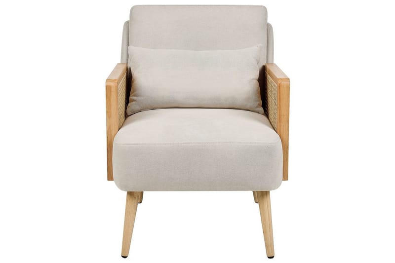 Lenestol Orum - Beige, lyst tre - Møbler - Stoler - Lenestoler