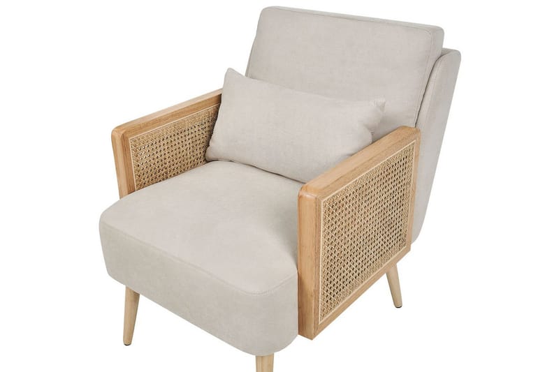 Lenestol Orum - Beige, lyst tre - Møbler - Stoler - Lenestoler