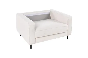 Lenestol Savalen - Hvit, Svart, Hvit, svart - Møbler - Stoler - Lenestoler